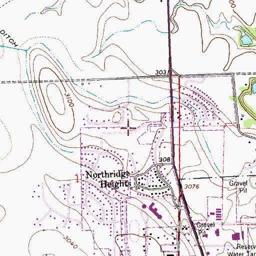 Topographic Map of Sugar N' Spice Learning Center, MT