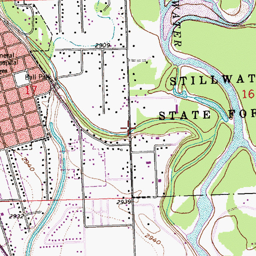 Topographic Map of Flathead Christian School, MT