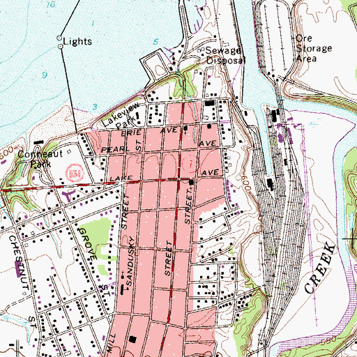 Topographic Map of Magyar Reformed Church, OH