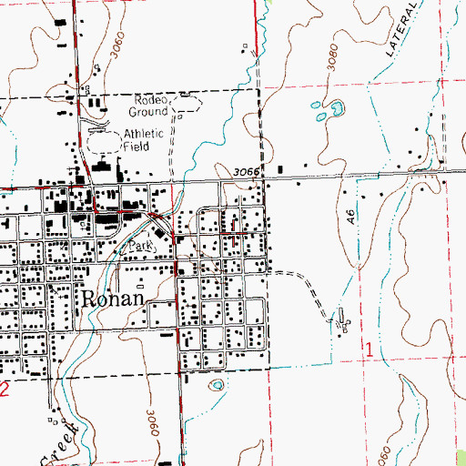 Topographic Map of Kicking Horse Job Corps, MT