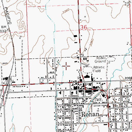 Topographic Map of K William Harvey Elementary, MT