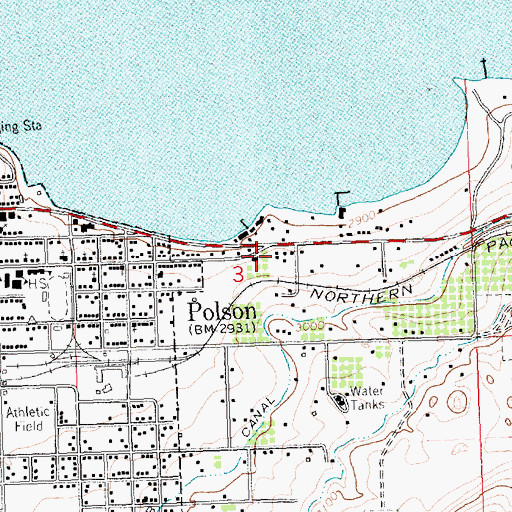 Topographic Map of The Church of Jesus Christ of Latter Day Saints, MT