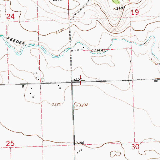Topographic Map of Lake County, MT