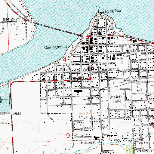 Topographic Map of Christian Church Disciples of Christ, MT