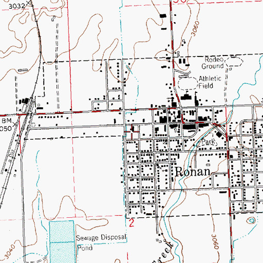 Topographic Map of Mission Mountain Medicine, MT