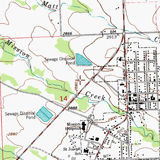 Topographic Map of Doug Allards Flathead Indian Museum, MT