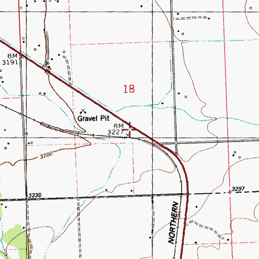 Topographic Map of Jocko Valley Historical Marker, MT
