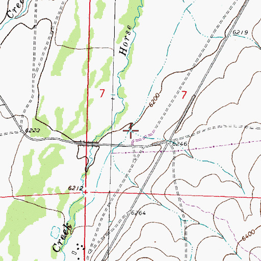 Topographic Map of Brenner (historical), MT