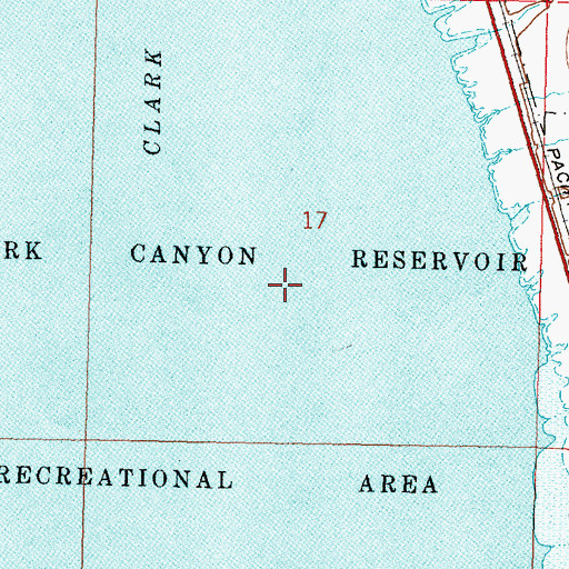 Topographic Map of Beaverhead Campground, MT