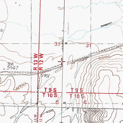 Topographic Map of Shinebergers (historical), MT