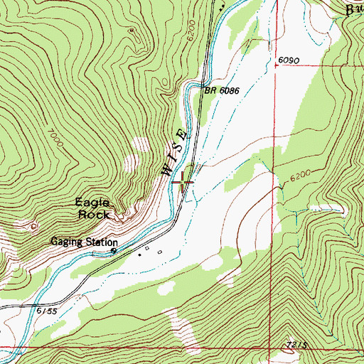 Topographic Map of Ponsonby Post Office (historical), MT