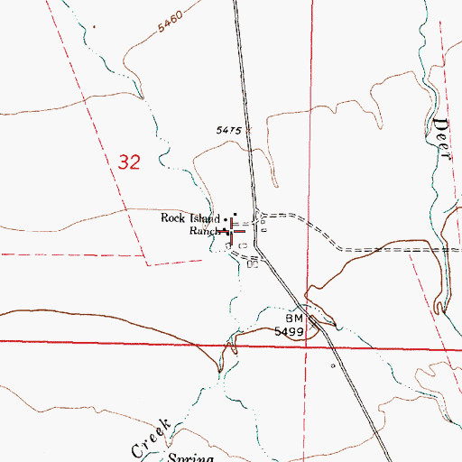Topographic Map of Poindexter (historical), MT