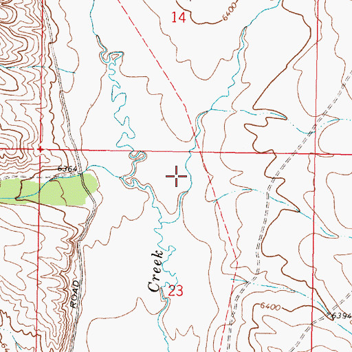 Topographic Map of Sage Creek (historical), MT