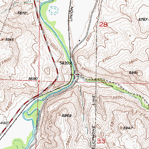 Topographic Map of Beaver Head (historical), MT