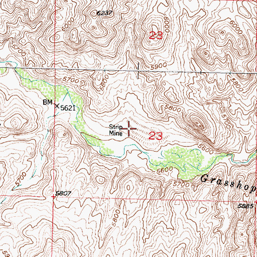 Topographic Map of Jerusalem (historical), MT