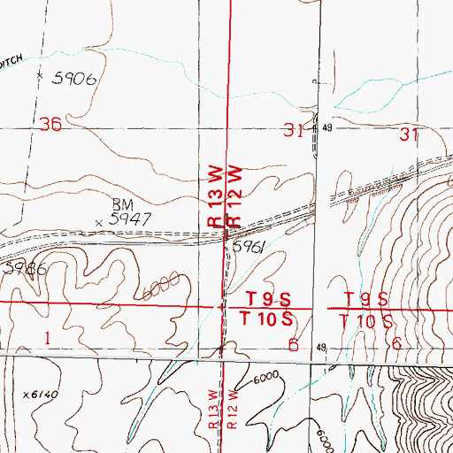 Topographic Map of Nolan (historical), MT