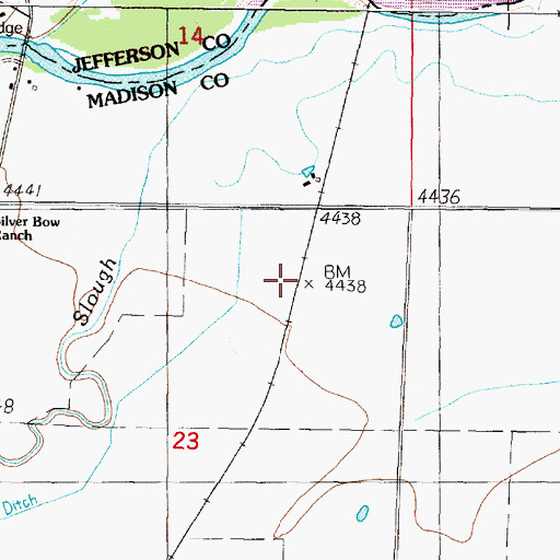 Topographic Map of Loomont Post Office (historical), MT