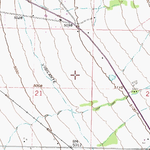 Topographic Map of Indian Creek (historical), MT