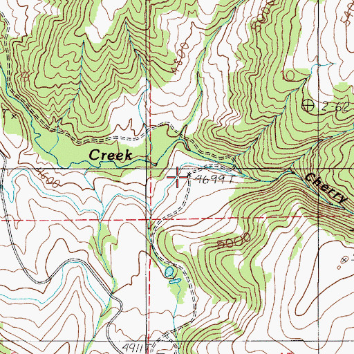 Topographic Map of Havana Post Office (historical), MT