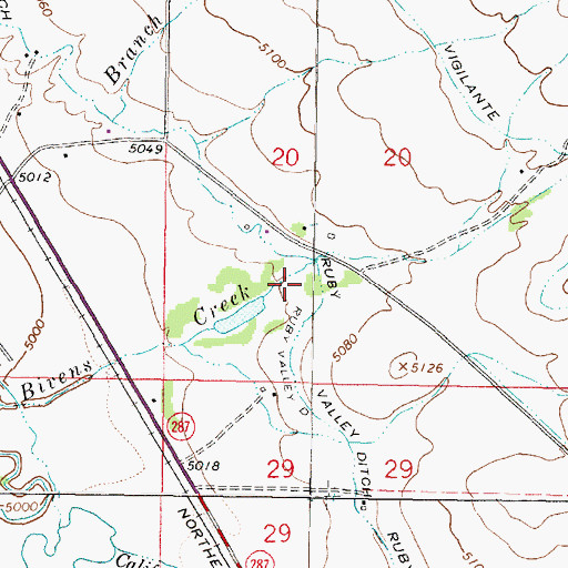 Topographic Map of Bivens Gulch (historical), MT