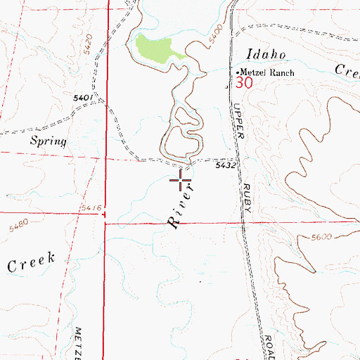 Topographic Map of Stinking Water (historical), MT