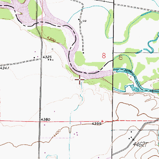 Topographic Map of Mayflower Creek, MT