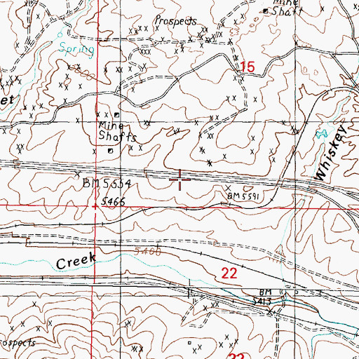 Topographic Map of West Butte (historical), MT