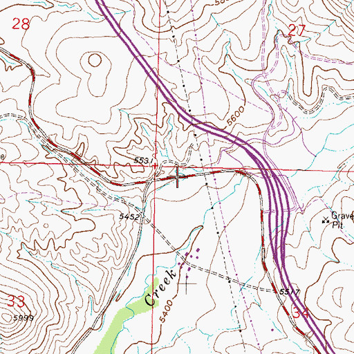 Topographic Map of Moose Creek (historical), MT