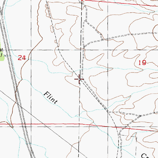 Topographic Map of Dalny (historical), MT