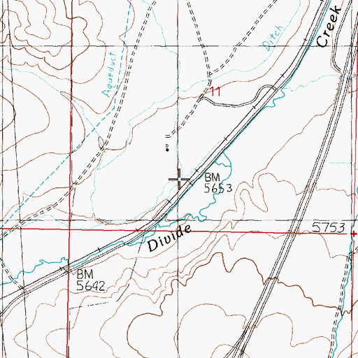 Topographic Map of Beaudines (historical), MT