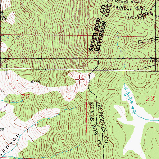 Topographic Map of Our Lady of the Rockies, MT