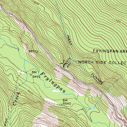 Topographic Map of Granite Adit, CO