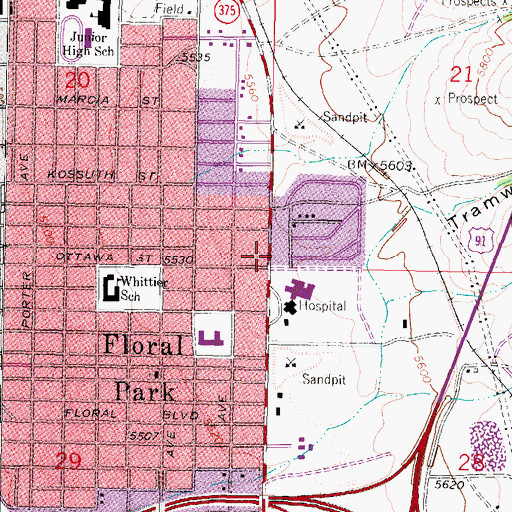 Topographic Map of Holy Trinity Serbian Orthodox Church, MT