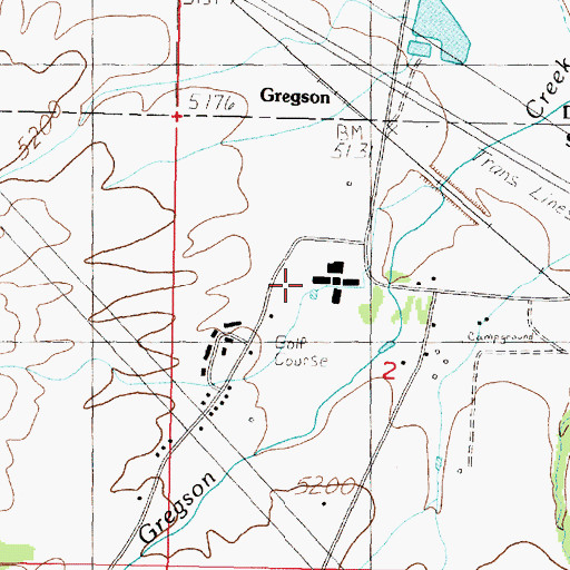 Topographic Map of Fairmont RV Park, MT