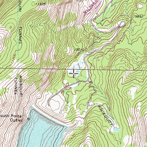 Topographic Map of East Fork Homestake Creek, CO