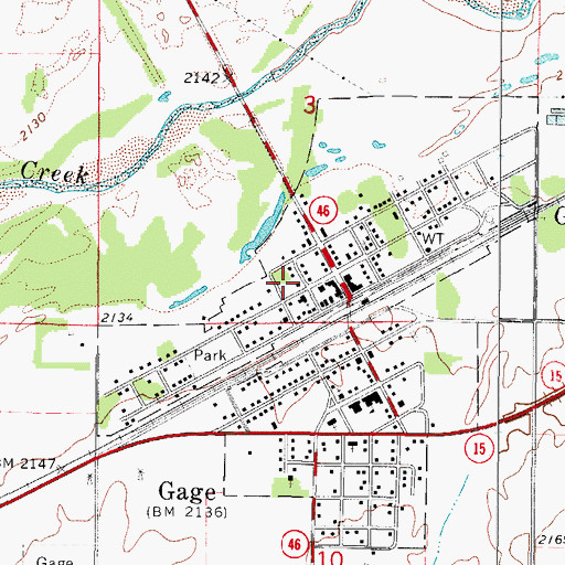 Topographic Map of First Christian Church, OK