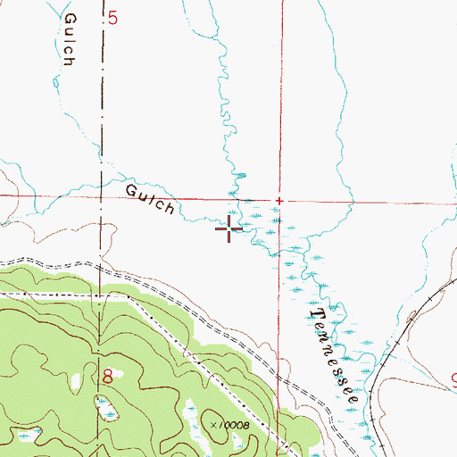 Topographic Map of Saint Kevin Gulch, CO