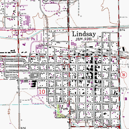 Topographic Map of Christian Church, OK