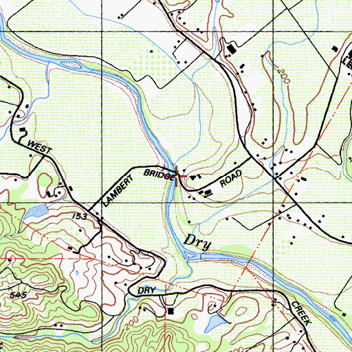 Topographic Map of Robert Stemmler Winery, CA