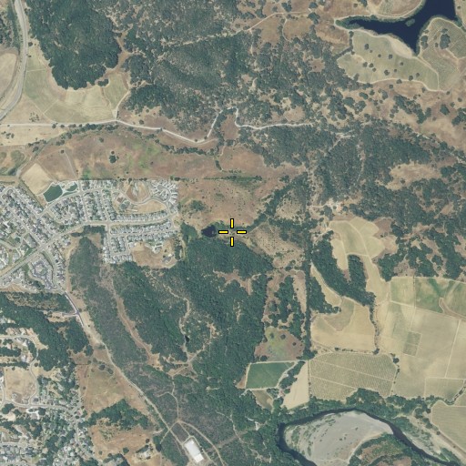 Aerial/Satellite Image of Simi Winery, CA