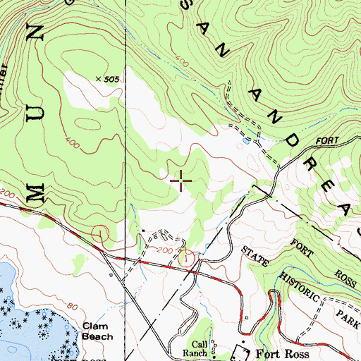 Topographic Map of Stanley S Spyra Memorial Grove, CA