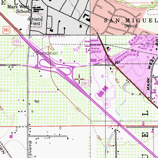 Topographic Map of Sutter Hospital, CA