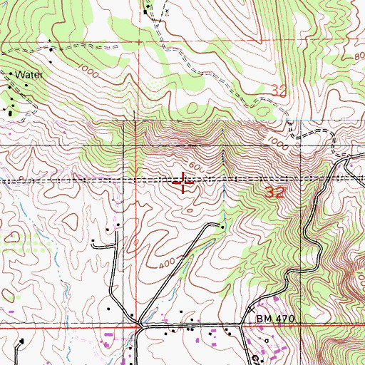 Topographic Map of Rincon Valley Community Park, CA