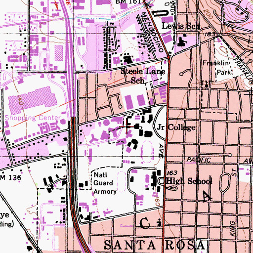 Topographic Map of Analy Hall, CA