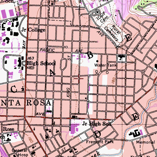 Topographic Map of North Park, CA