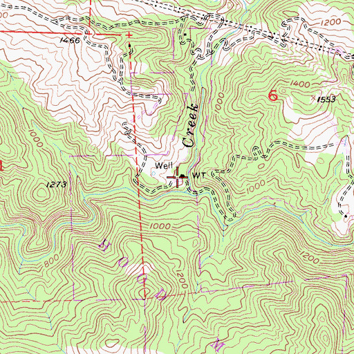 Topographic Map of Homestead Meadow Picnic Area, CA
