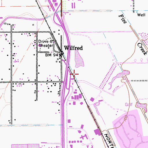 Topographic Map of Roberts Lake Park, CA