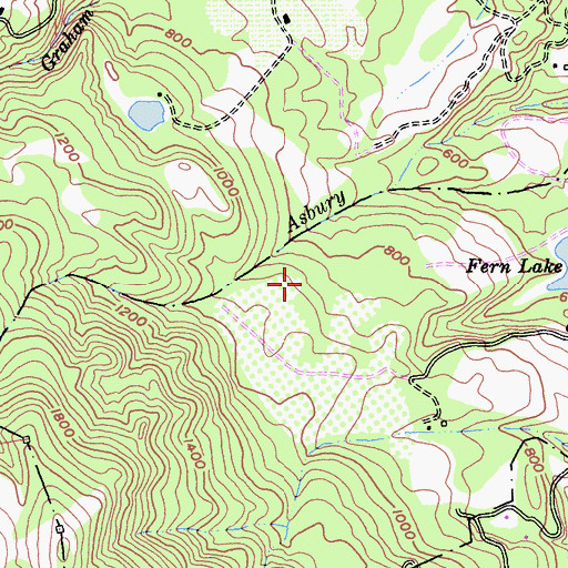 Topographic Map of State Hospital Orchard Trail, CA