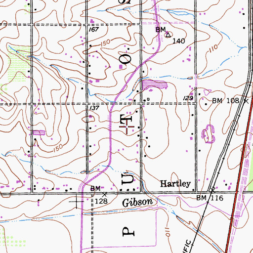 Topographic Map of Allendale Fire Station, CA