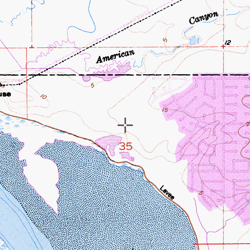 Topographic Map of Henry Ranch Park, CA
